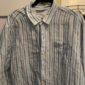 Men’s Tommy Bahama Linen Button Down XL